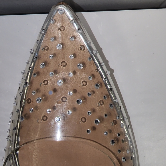 JLo Clear Rhinestone Pumps - Picture 5 of 10
